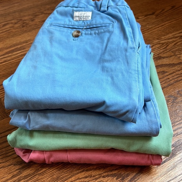 🐳Boy’s Vineyard Vines 4/pair bundle breaker trousers, size 14🐳 - Picture 1 of 16